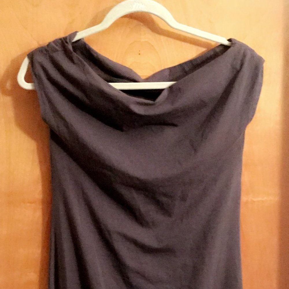 Dark Grey Off shoulder Dress. Brand new!